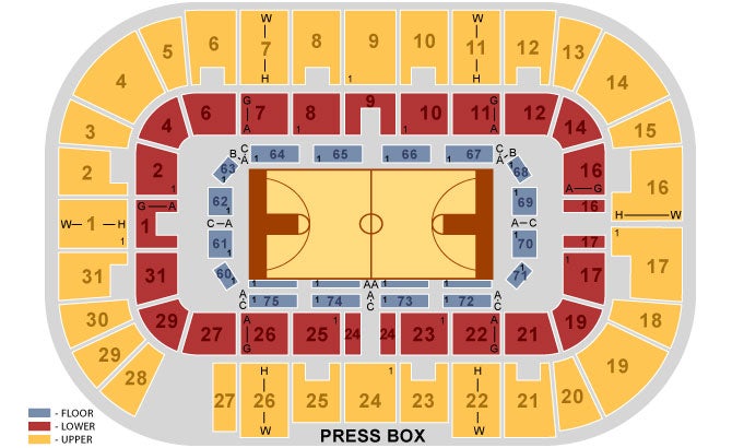 Seating Chart MassMutual Center