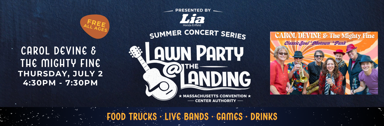 Lawn Party @ The Landing featuring Carol Devine & The Mighty Fine