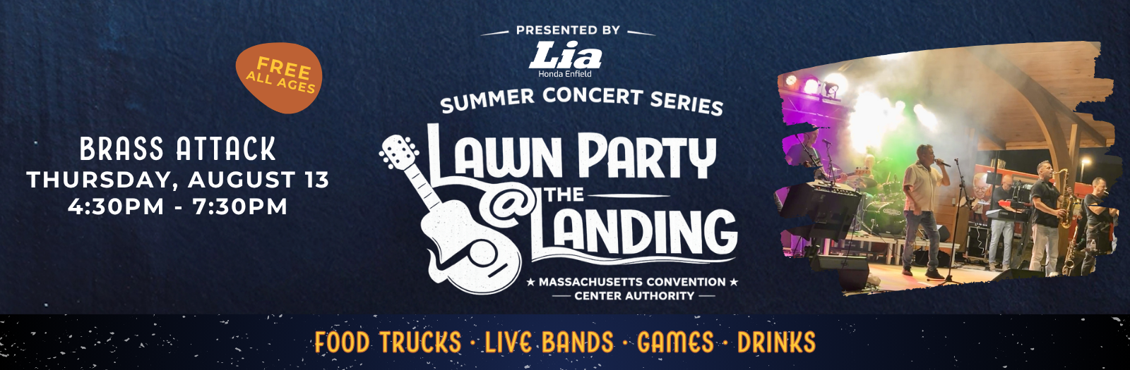 Lawn Party @ The Landing featuring Brass Attack