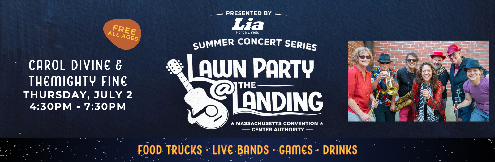 Lawn Party @ The Landing featuring Carol Divine & The Mighty Fine