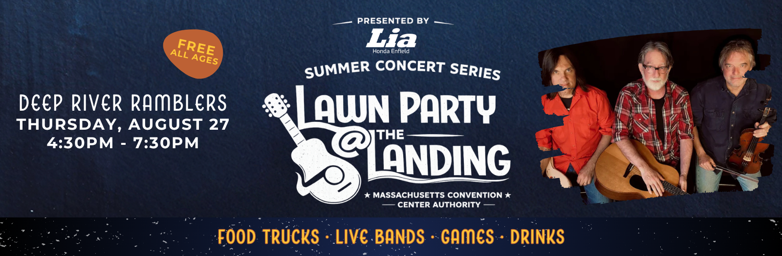 Lawn Party @ The Landing featuring Deep River Ramblers