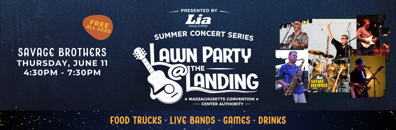 Lawn Party @ The Landing featuring The Savage Brothers