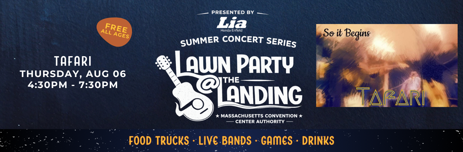 Lawn Party @ The Landing featuring Tafari