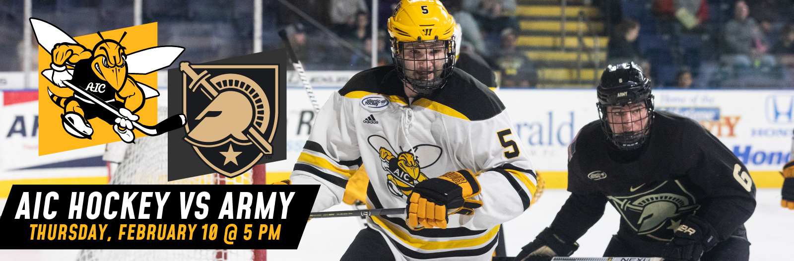 Tonight: AIC Men's Hockey vs. Army West Point