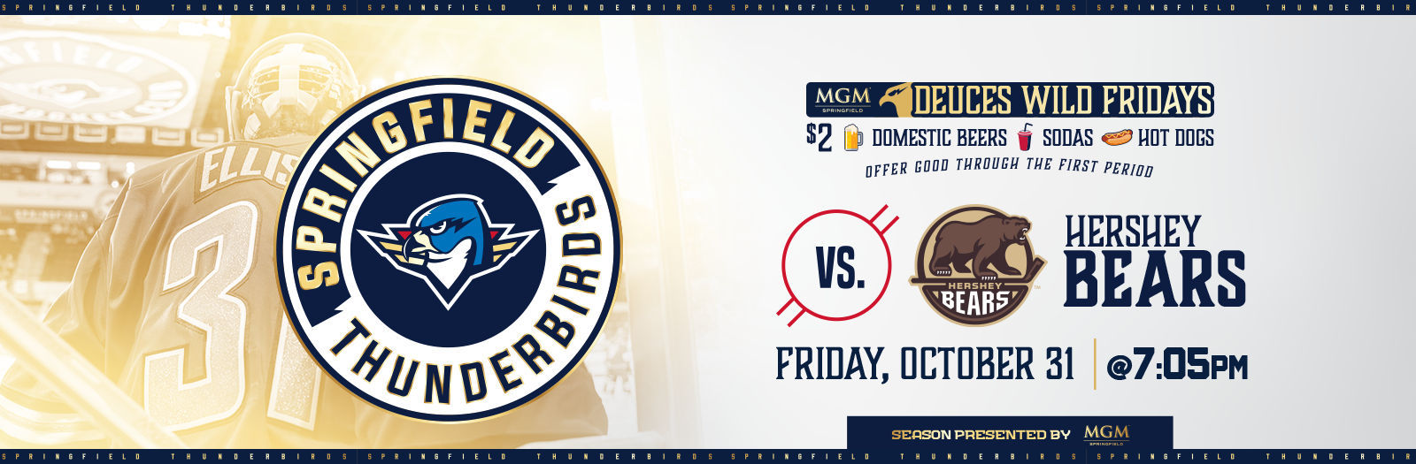 Springfield Thunderbirds vs. Hershey Bears