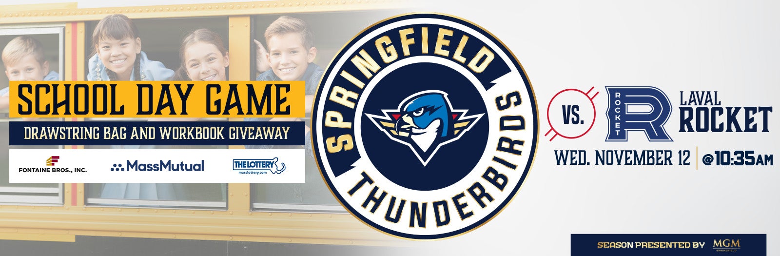 Springfield Thunderbirds vs. Laval Rocket