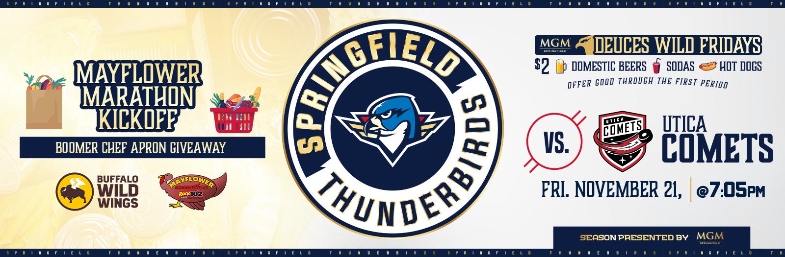 Springfield Thunderbirds vs. Utica Comets