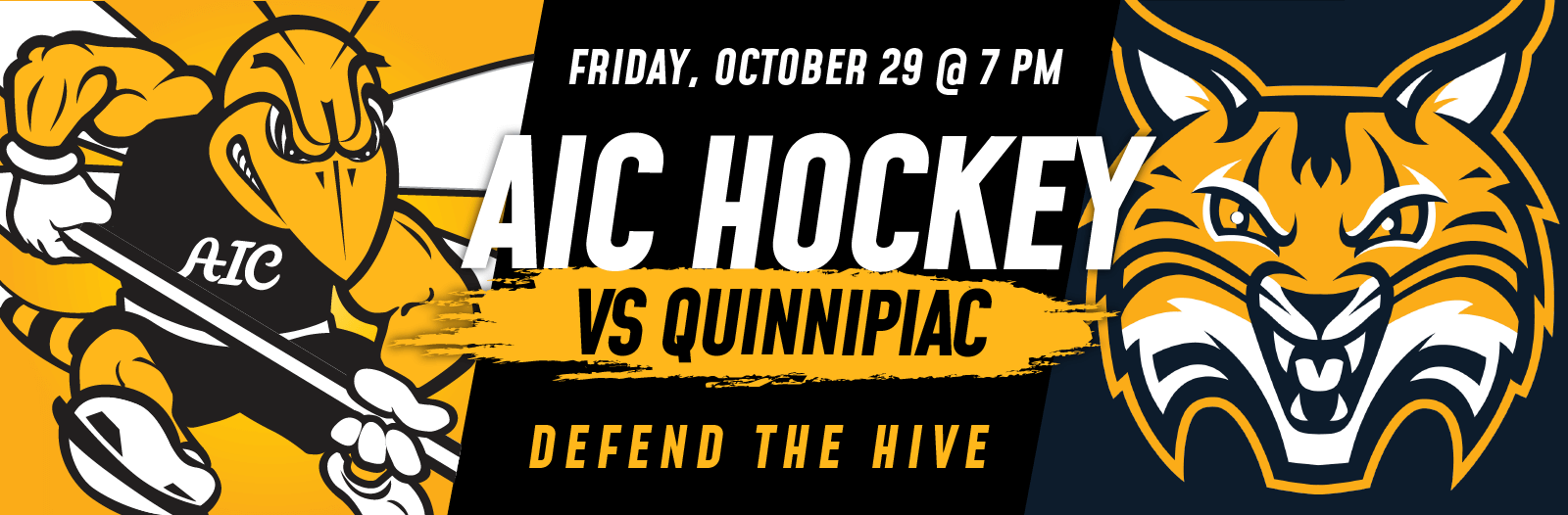 AIC Men's Hockey vs. Quinnipiac University