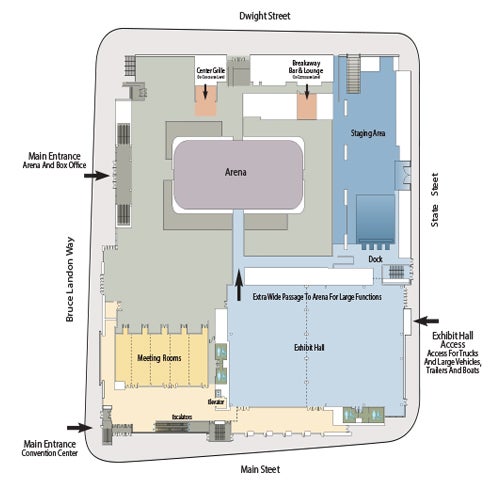 MassMutual Center Building Overview Map