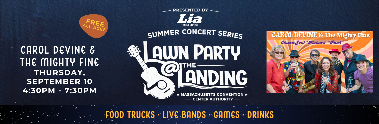 Lawn Party @ The Landing featuring Carol Devine & The Mighty Fine
