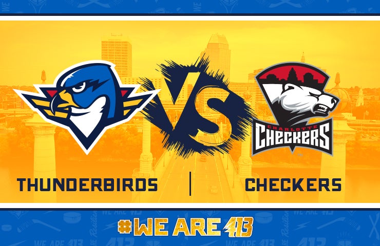 More Info for Springfield Thunderbirds vs Charlotte Checkers