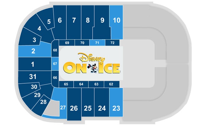 Boardwalk Hall Seating Chart Disney On Ice