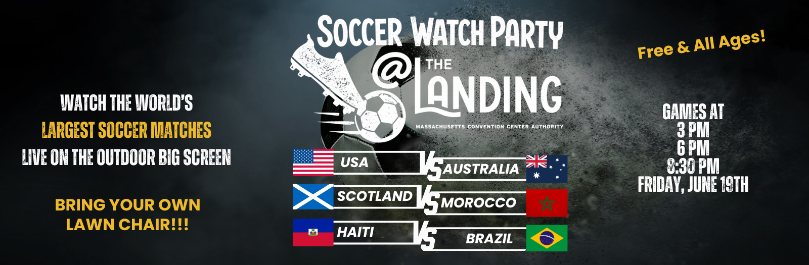Soccer Watch Party @ The Landing