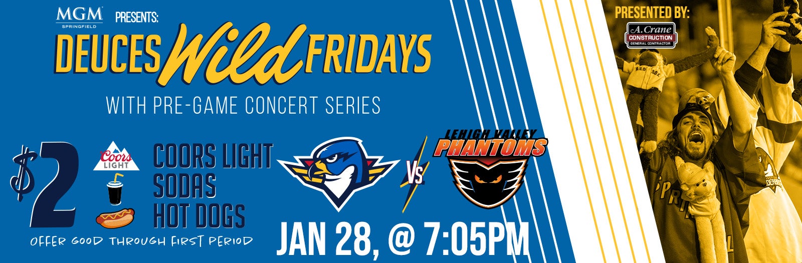 Springfield Thunderbirds vs Lehigh Valley Phantoms