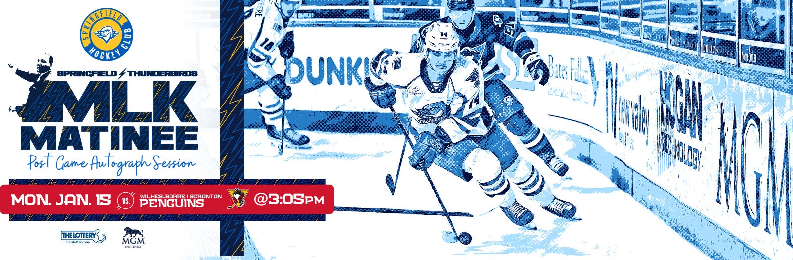 TODAY: Springfield Thunderbirds vs Wilkes-Barre Scranton Penguins