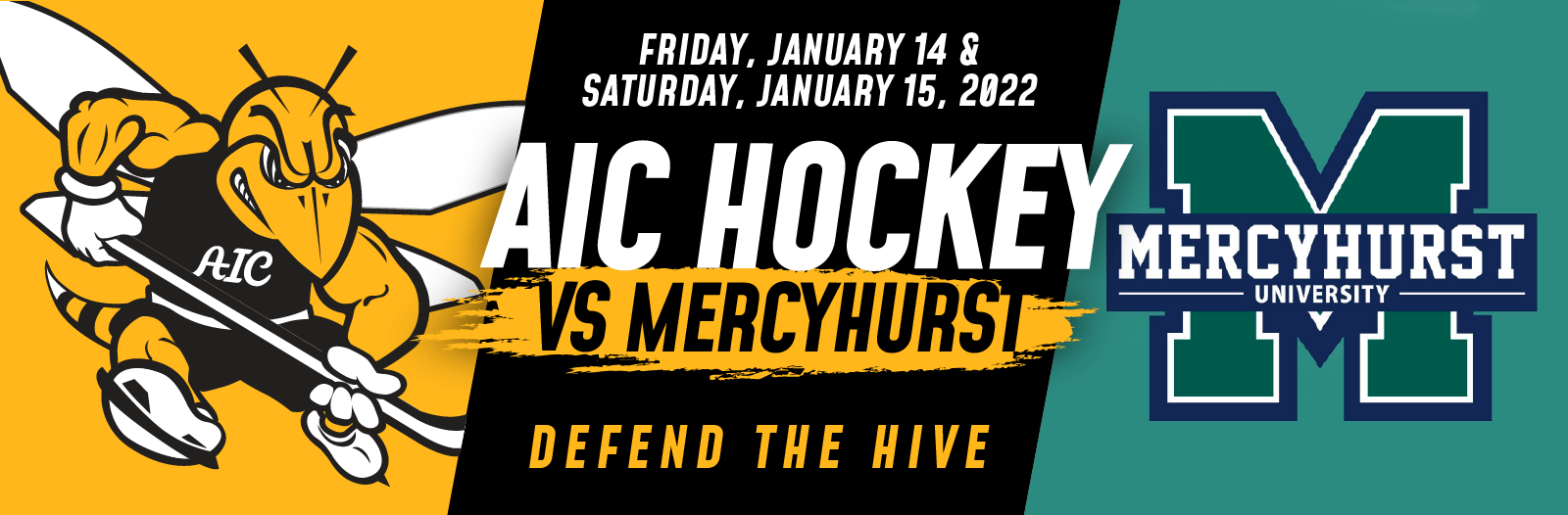 AIC Men's Hockey vs. Mercyhurst University