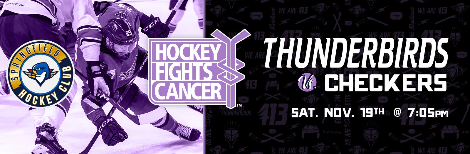 Springfield Thunderbirds fall to Charlotte on Hockey Fights Cancer Night  (13 photos) 