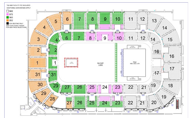 Worcester Palladium Seating Chart