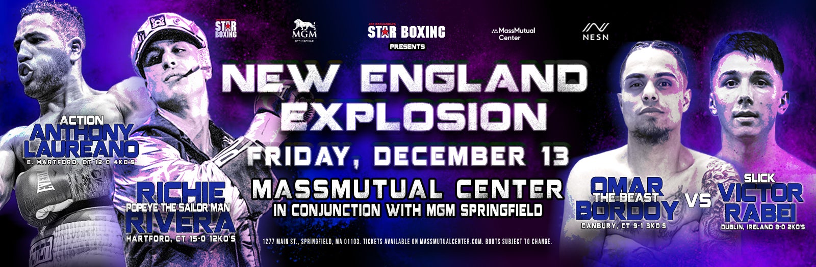 Star Boxing Presents New England Explosion