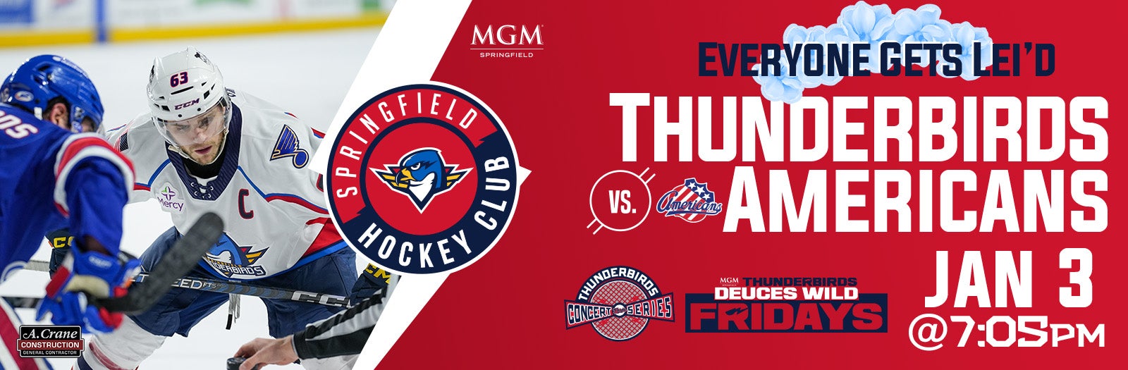 Springfield Thunderbirds vs. Rochester Americans