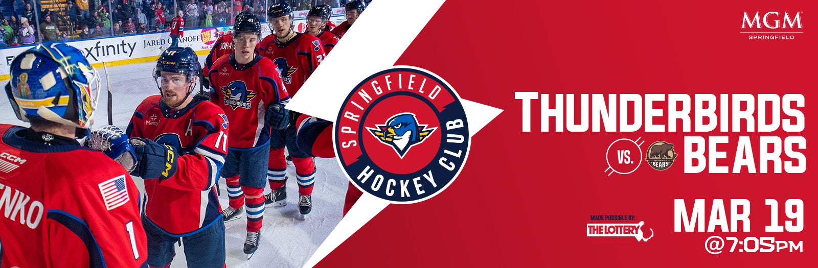 Springfield Thunderbirds vs. Hershey Bears