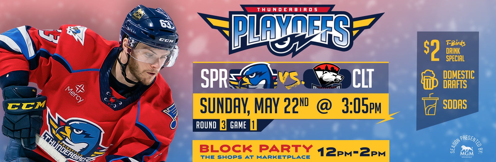 Thunderbirds vs. Charlotte Checkers