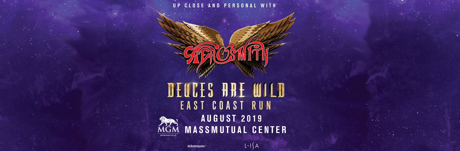Mgm Presents Aerosmith Deuces Are Wild East Coast Run Massmutual Center
