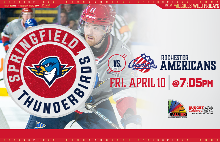 More Info for Springfield Thunderbirds vs. Rochester Americans