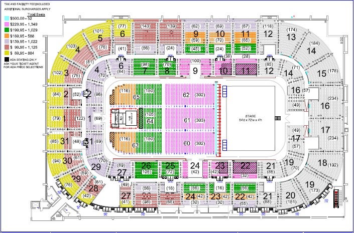 Mgm Concert Seating Chart