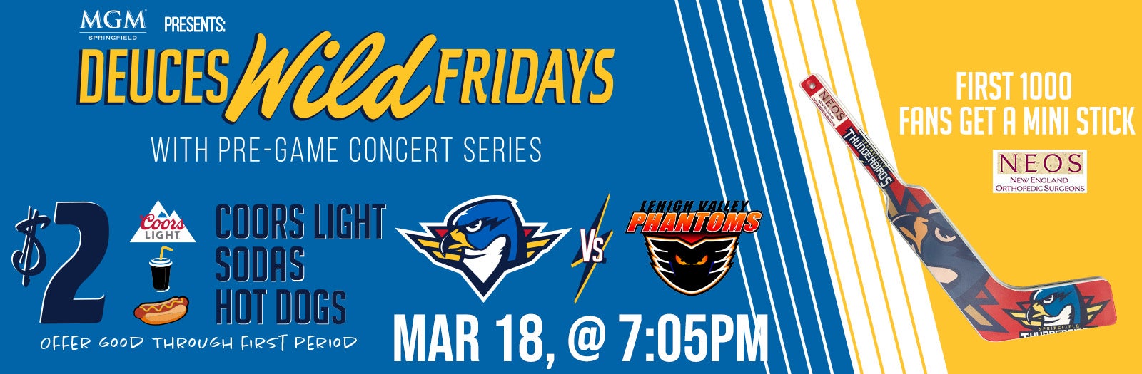 Springfield Thunderbirds vs Lehigh Valley Phantoms