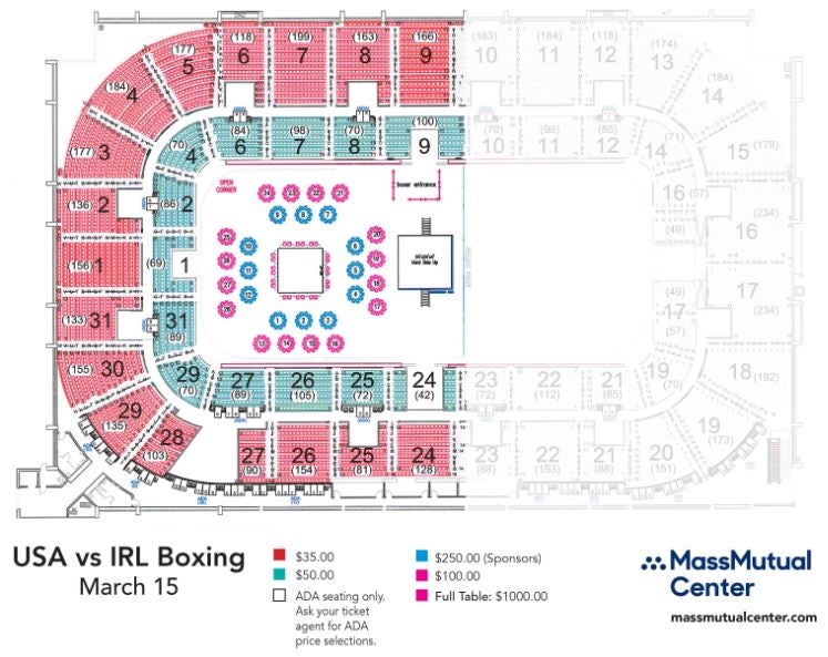 Massmutual Center Concert Seating Chart